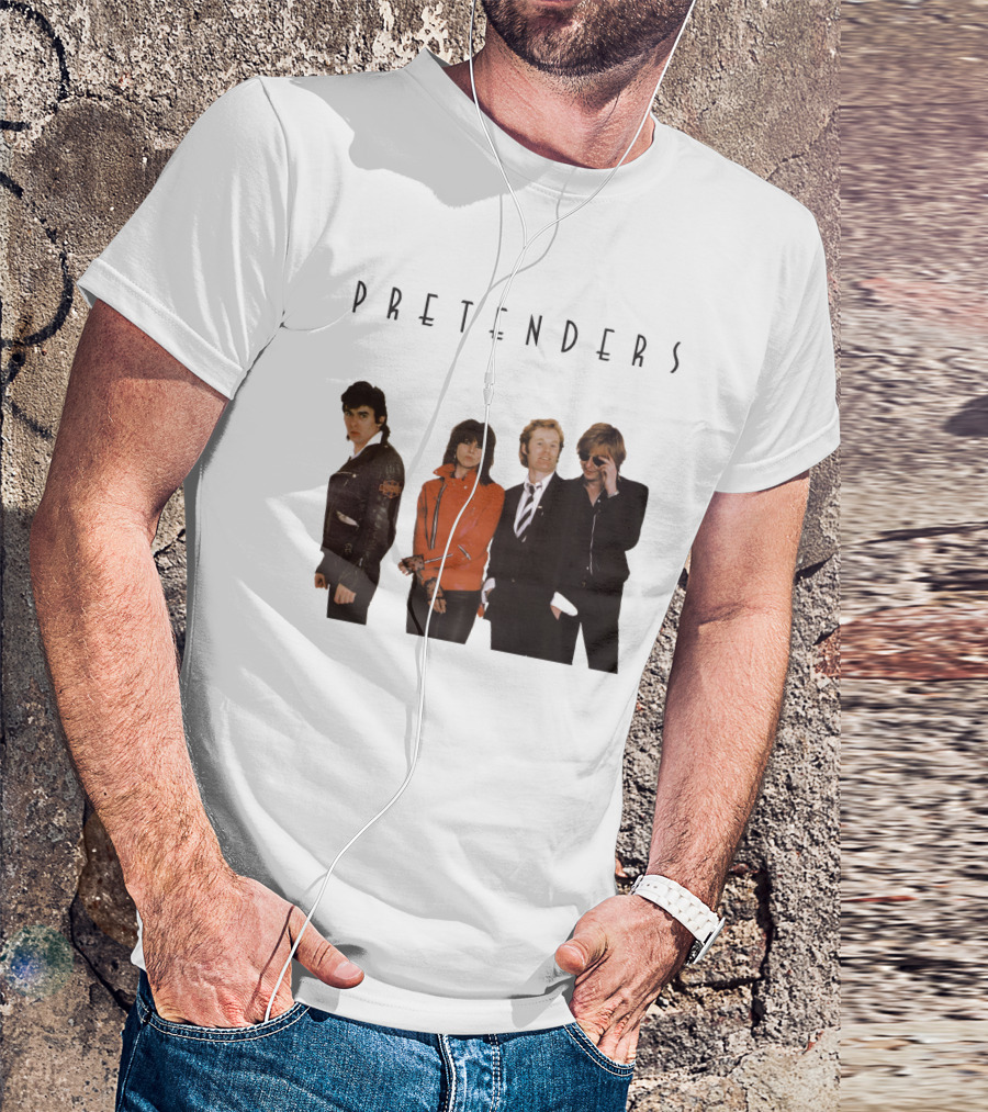 Pretenders Band Classic Album Cover Featuring Iconic Lineup T-Shirt