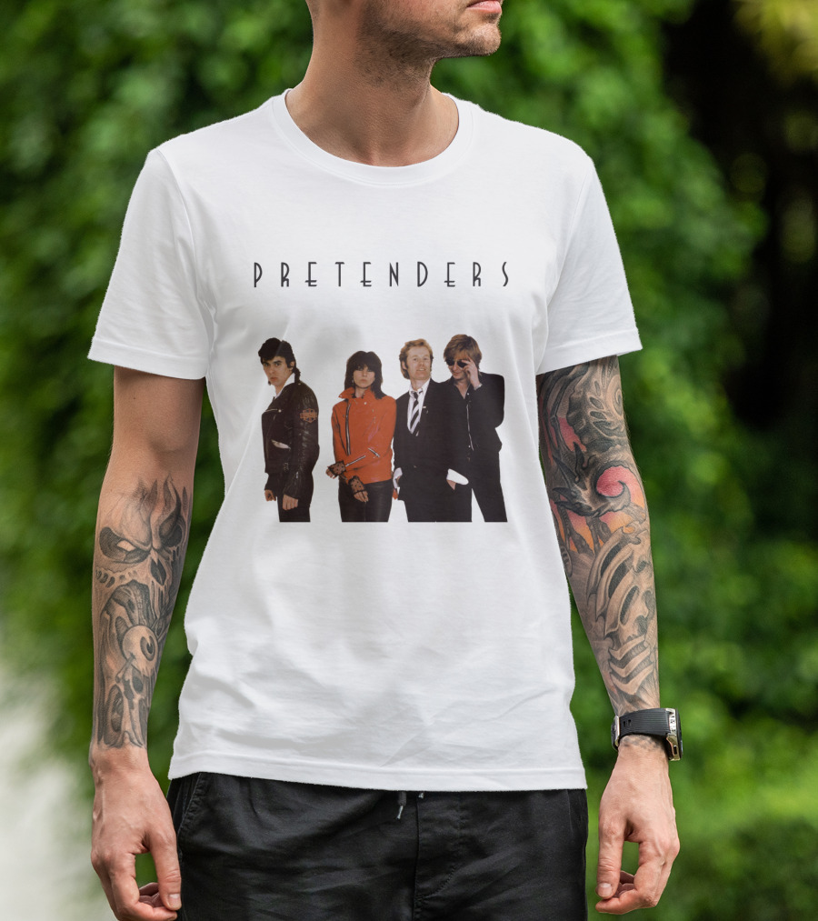 Pretenders Band Classic Album Cover Featuring Iconic Lineup T-Shirt