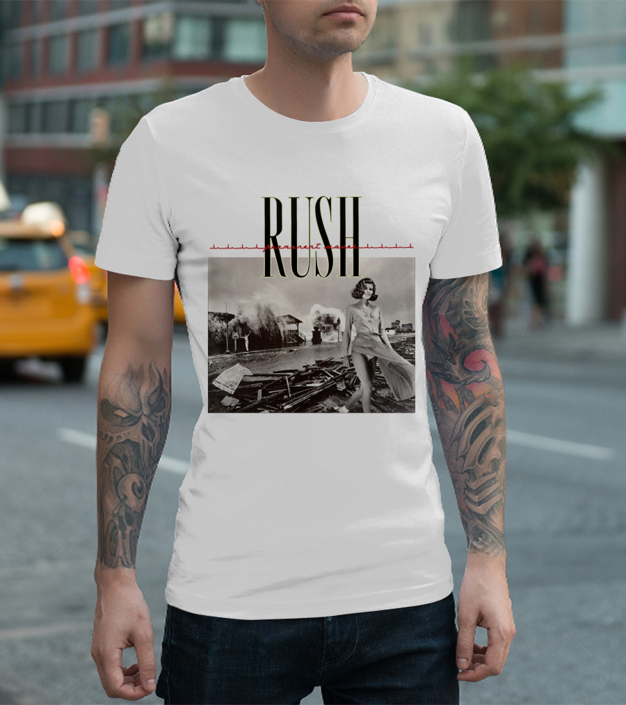Rush Permanent Waves Album Cover T-Shirt