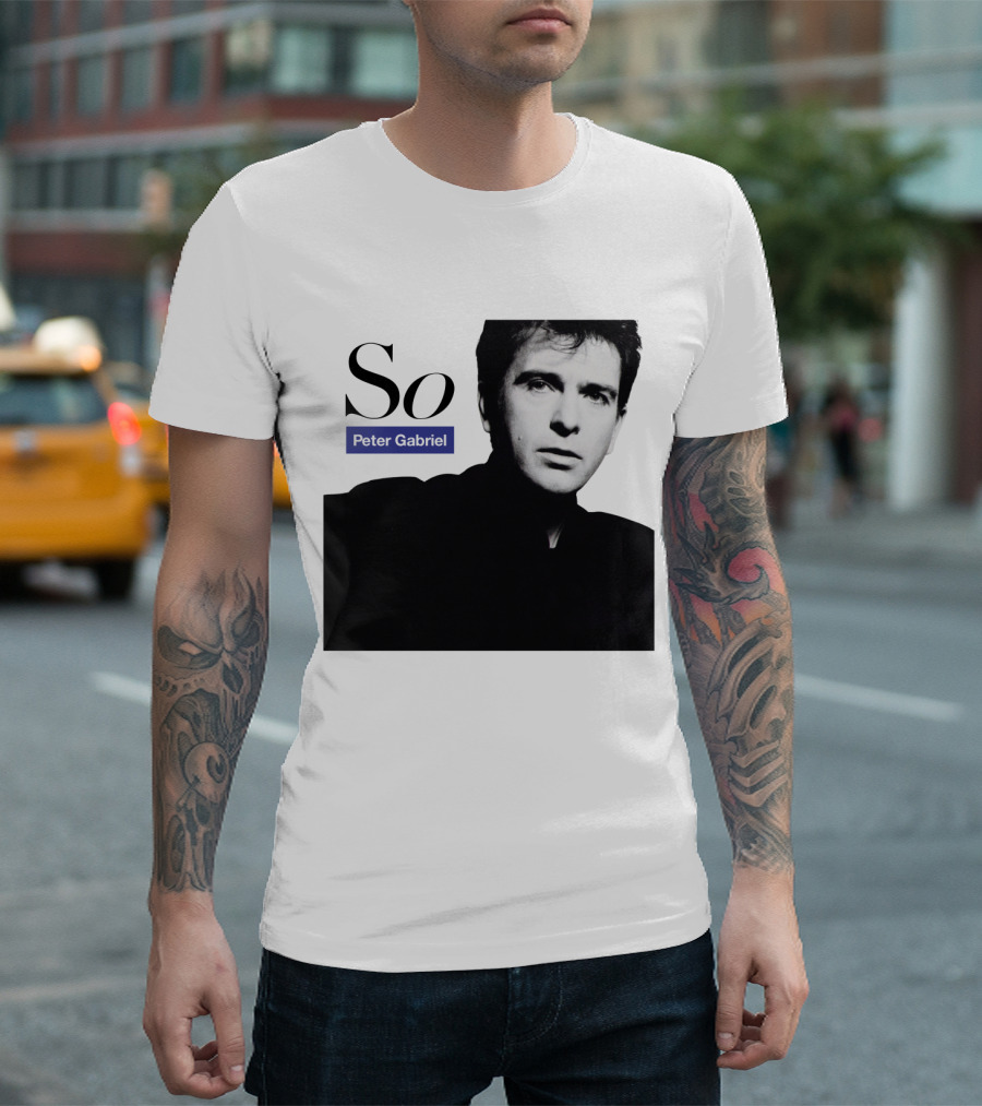 So Peter Gabriel Album Cover T-Shirt
