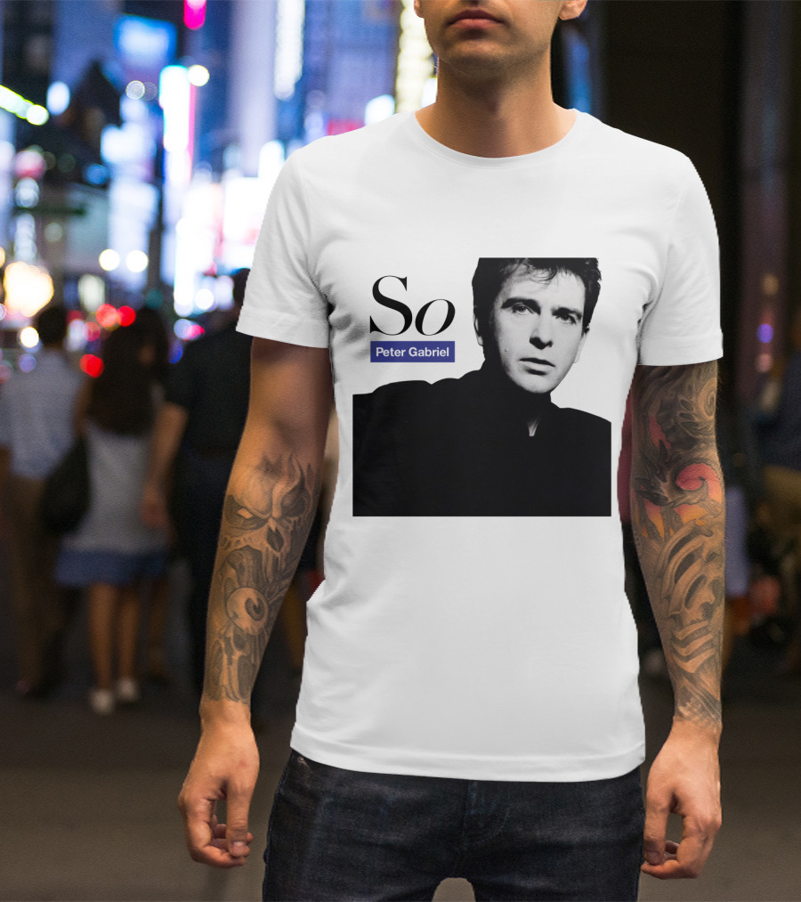 So Peter Gabriel Album Cover T-Shirt