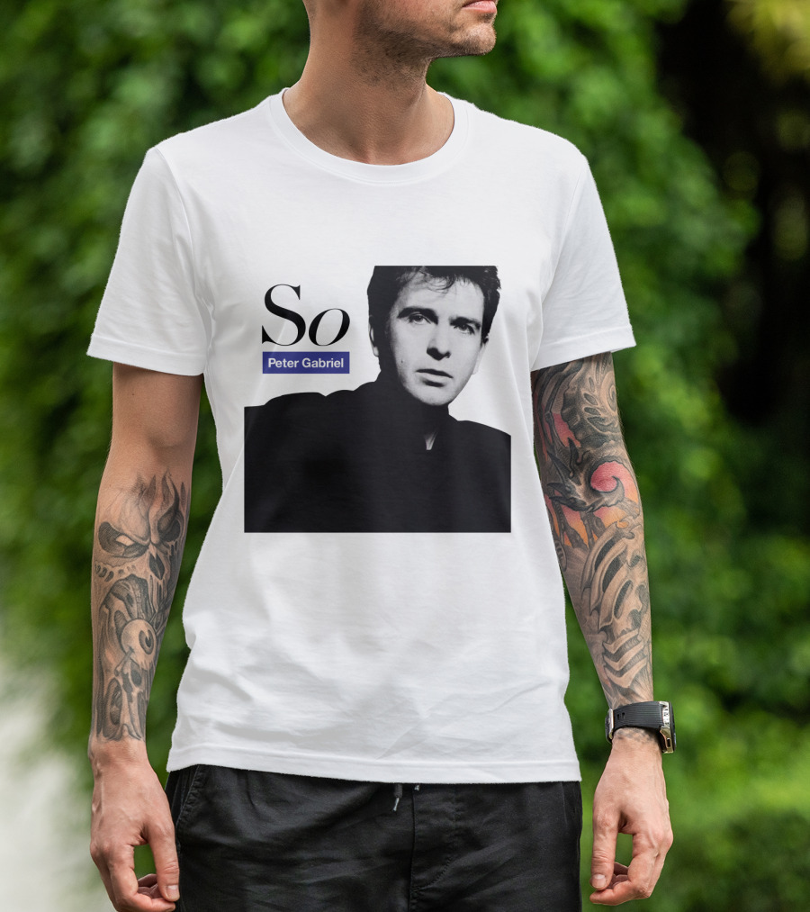 So Peter Gabriel Album Cover T-Shirt