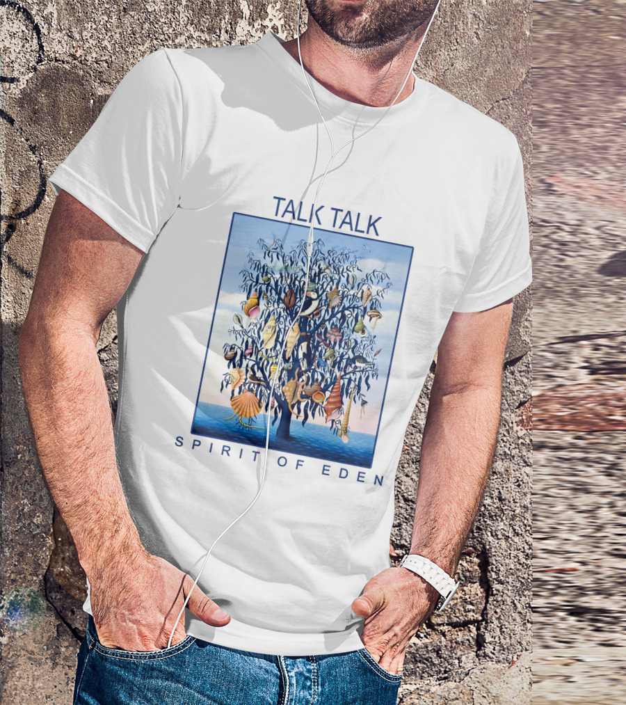 Talk Talk Spirit Of Eden Tree With Shells And Leaves T-Shirt