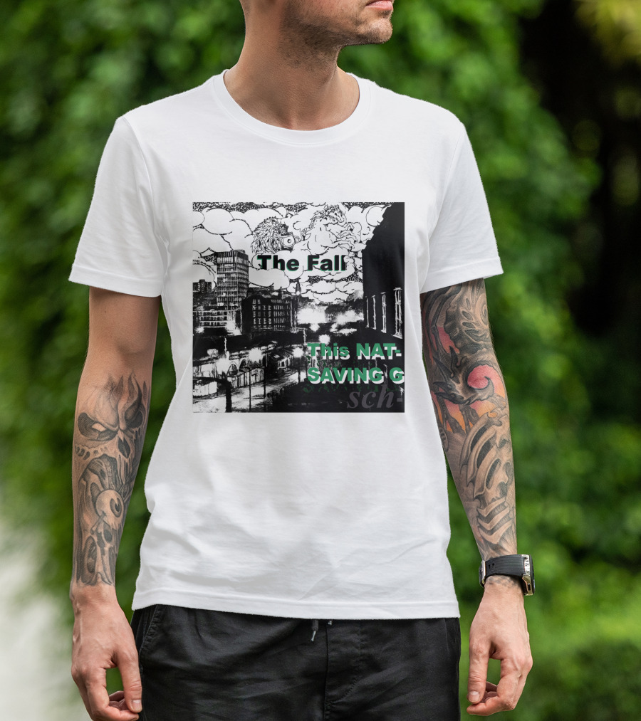 The Fall This Nation's Saving Grace Cityscape And Clouds T-Shirt