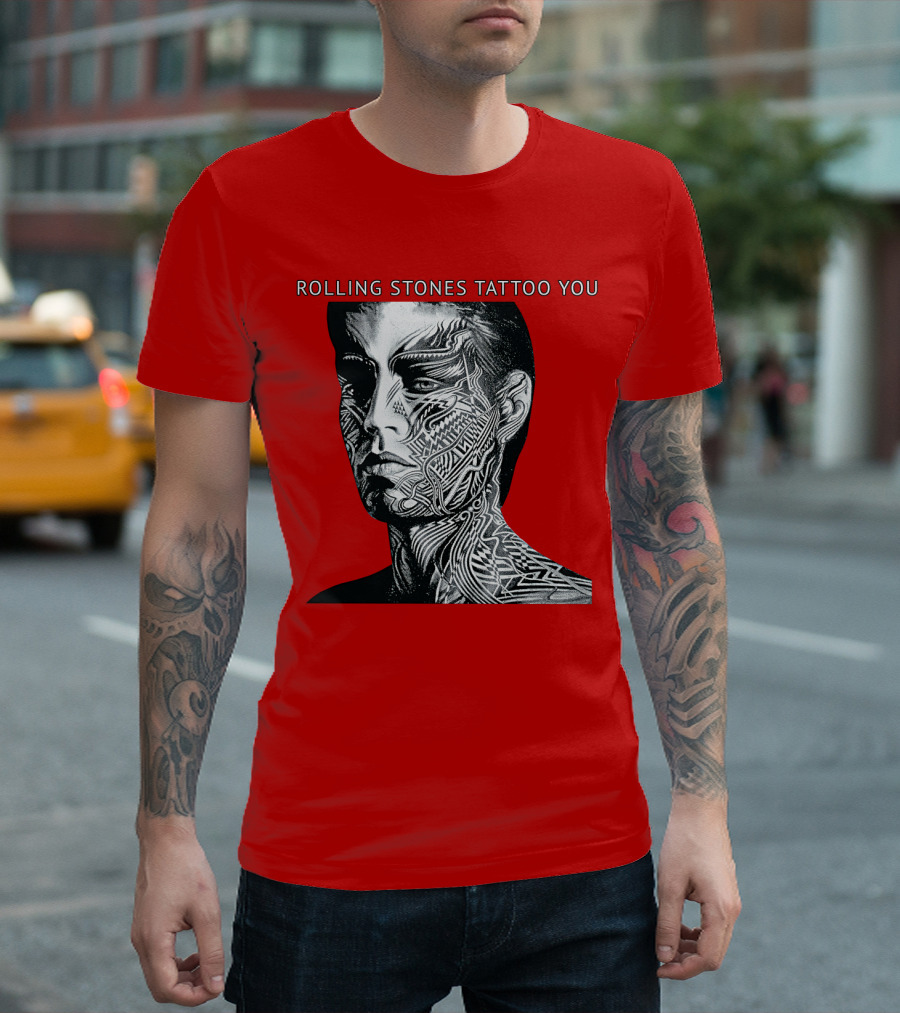 Rolling Stones Tattoo You Face Art T-Shirt