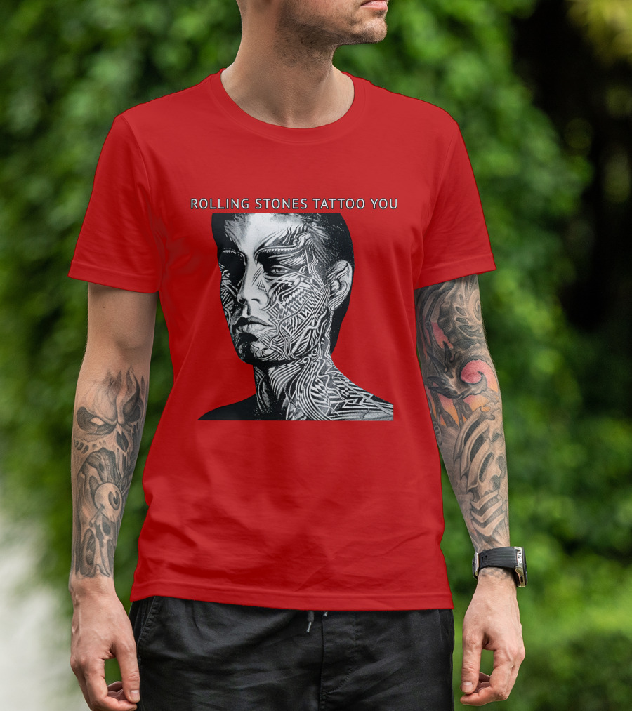 Rolling Stones Tattoo You Face Art T-Shirt