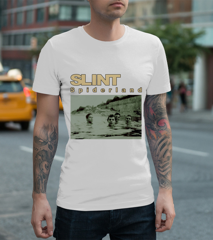 SLINT Spiderland Band Album Cover Swimming Image T-Shirt