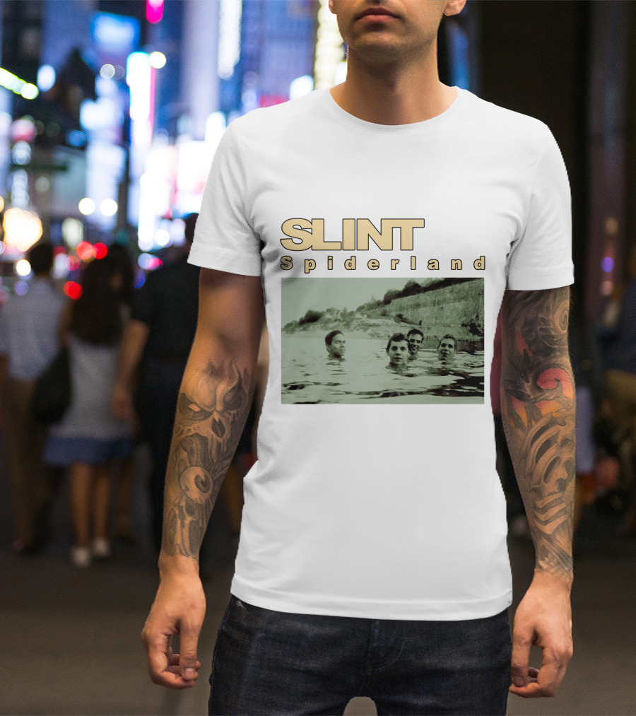 SLINT Spiderland Band Album Cover Swimming Image T-Shirt