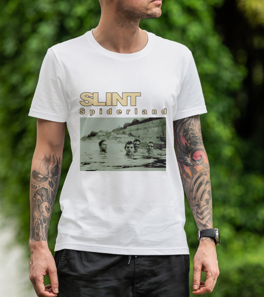 SLINT Spiderland Band Album Cover Swimming Image T-Shirt