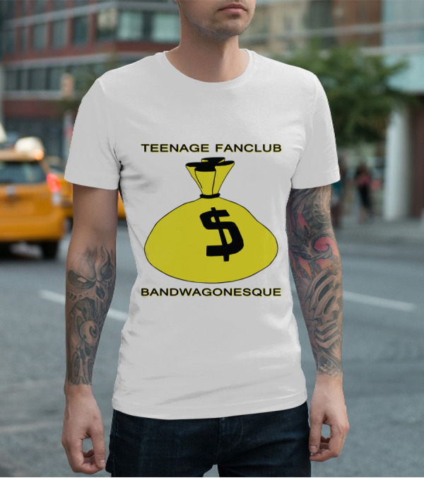 Teenage Fanclub Bandwagonesque Money Bag Icon With Dollar Sign T-Shirt