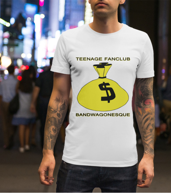 Teenage Fanclub Bandwagonesque Money Bag Icon With Dollar Sign T-Shirt