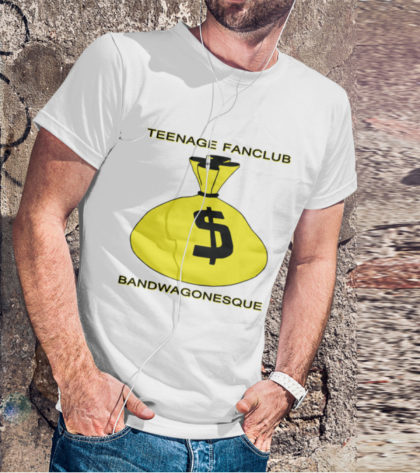 Teenage Fanclub Bandwagonesque Money Bag Icon With Dollar Sign T-Shirt