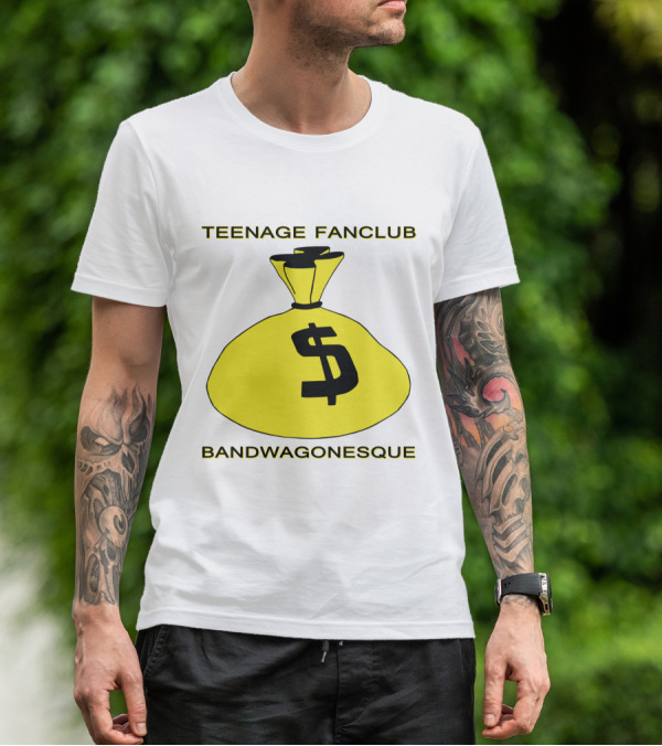 Teenage Fanclub Bandwagonesque Money Bag Icon With Dollar Sign T-Shirt