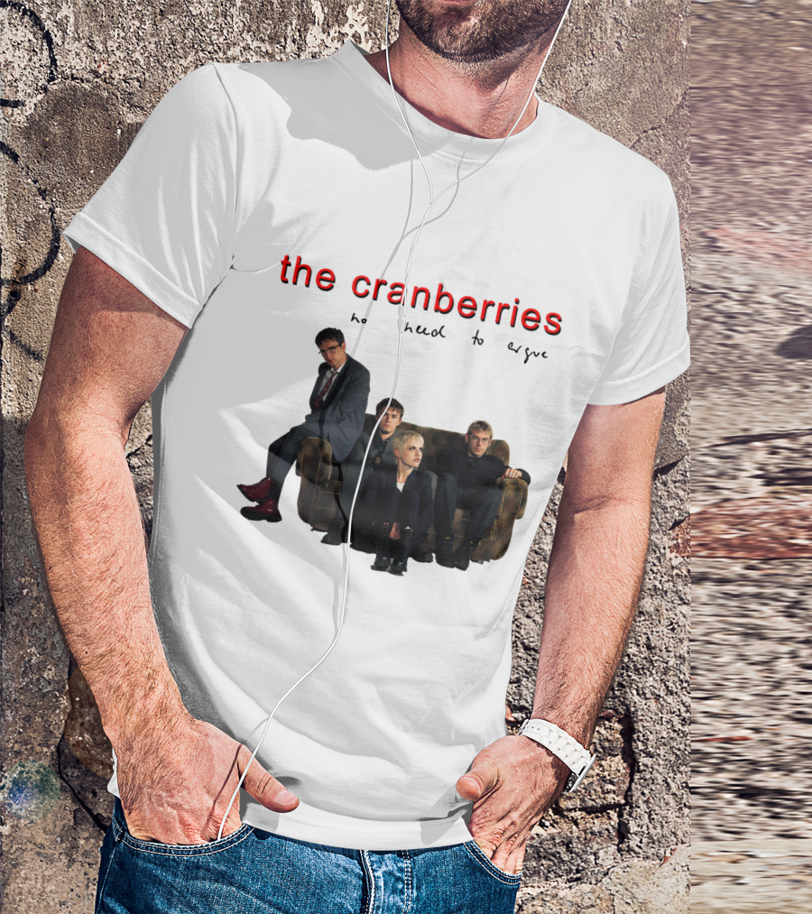 The Cranberries No Need To Argue Album Cover Sofa Band Members T-Shirt