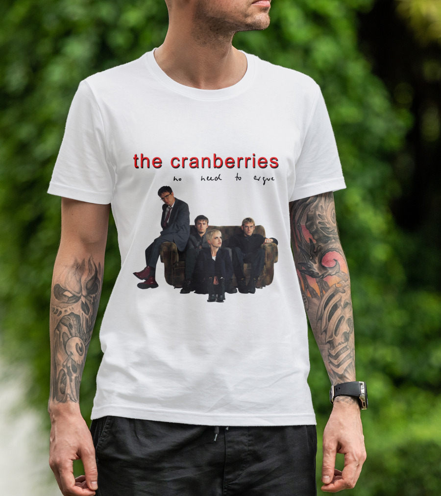 The Cranberries No Need To Argue Album Cover Sofa Band Members T-Shirt