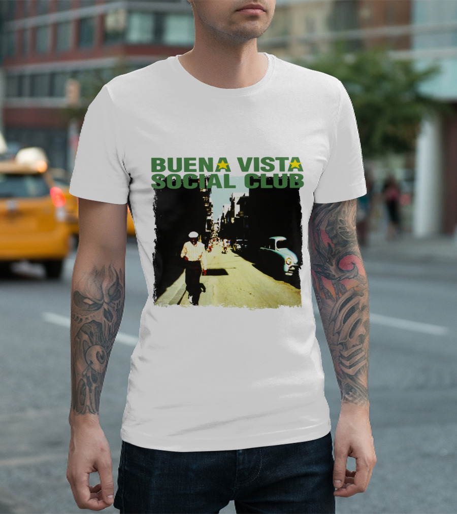 Buena Vista Social Club Vintage Havana Street Scene T-Shirt