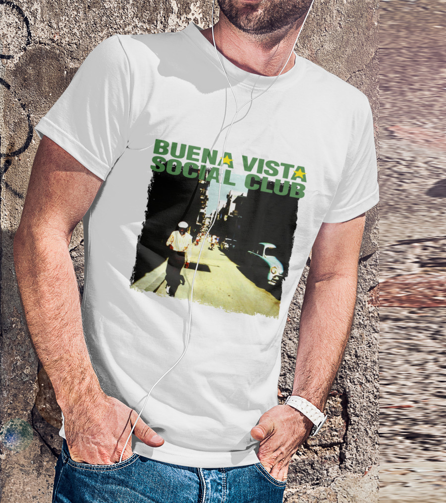 Buena Vista Social Club Vintage Havana Street Scene T-Shirt