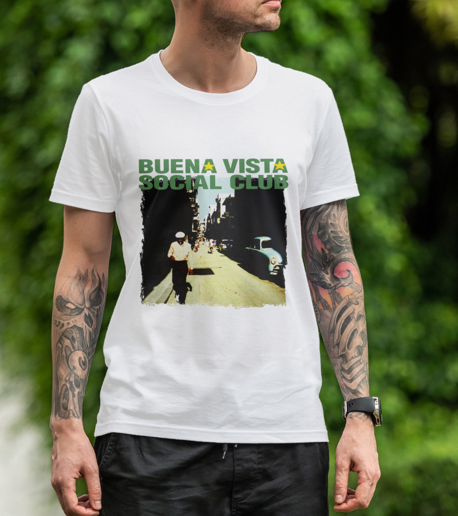 Buena Vista Social Club Vintage Havana Street Scene T-Shirt