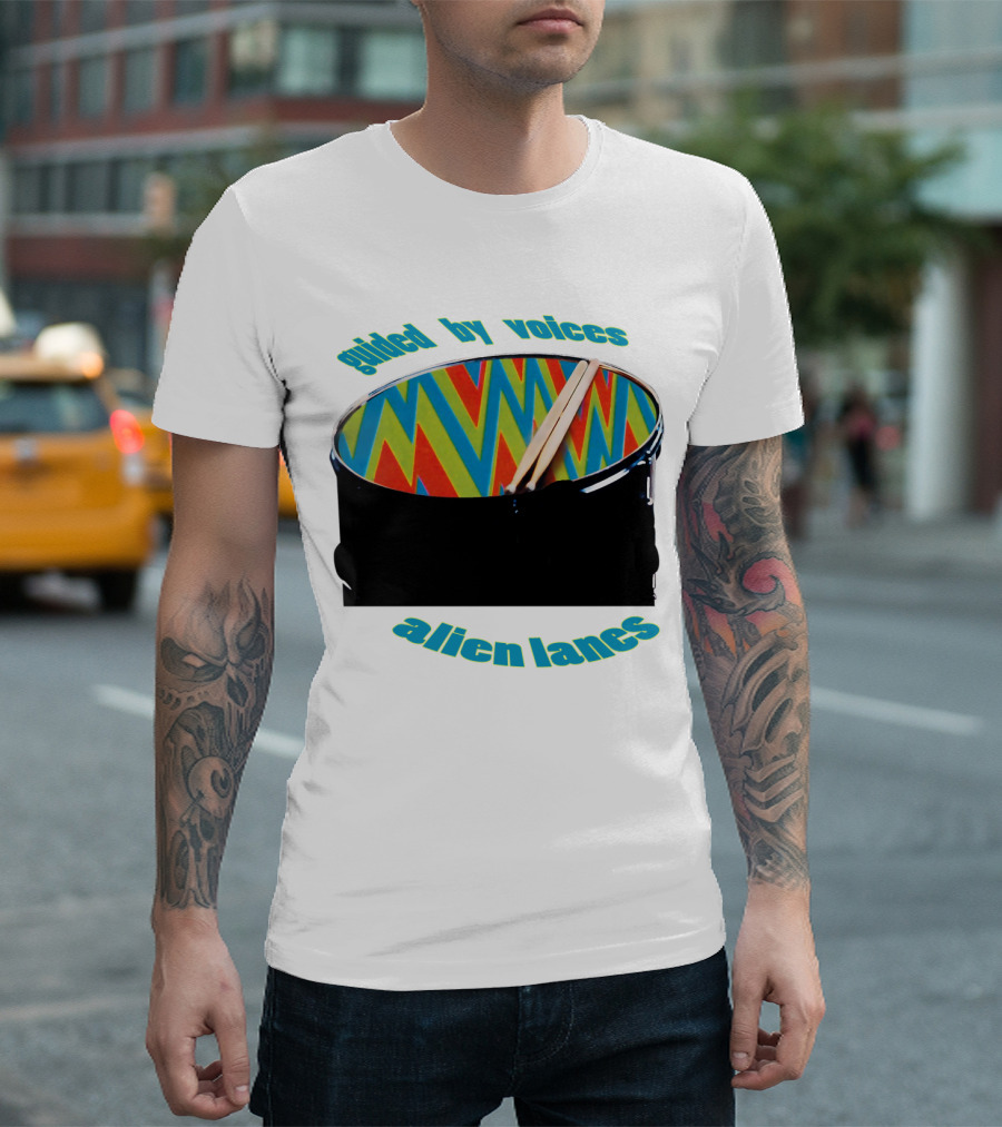Guided By Voices Alien Lanes Drum T-Shirt