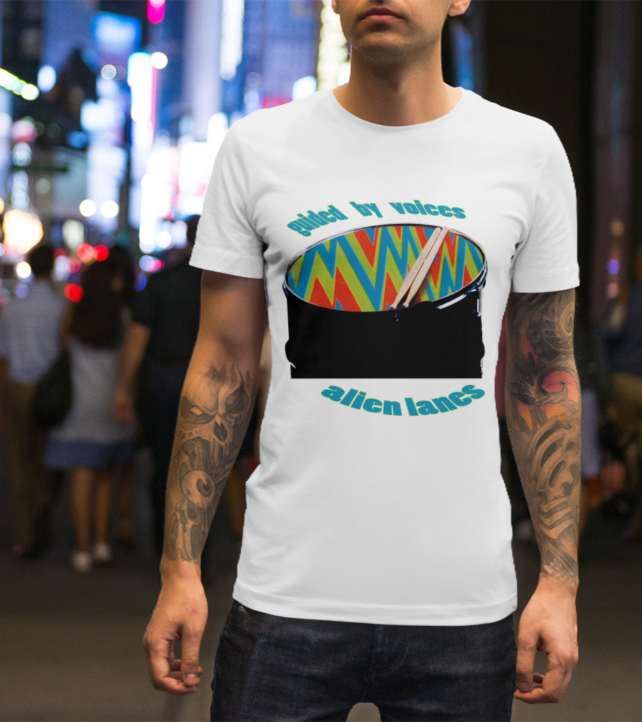 Guided By Voices Alien Lanes Drum T-Shirt