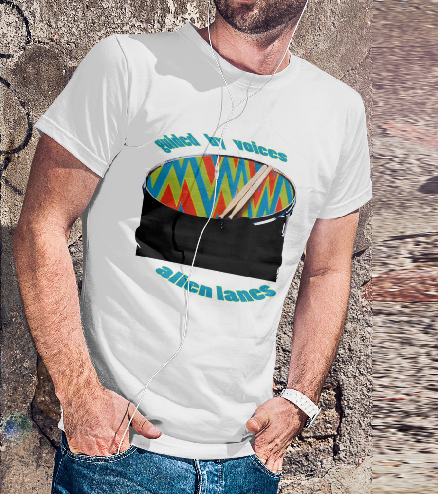 Guided By Voices Alien Lanes Drum T-Shirt