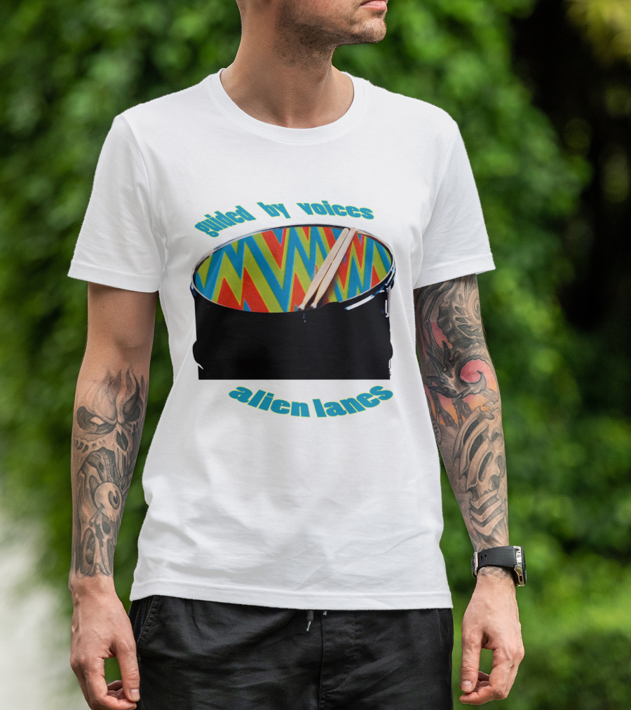 Guided By Voices Alien Lanes Drum T-Shirt