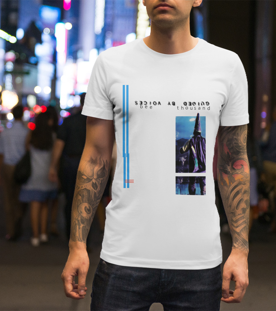 Guided By Voices Bee Thousand Wizard Reflection Retro Album Cover T-Shirt