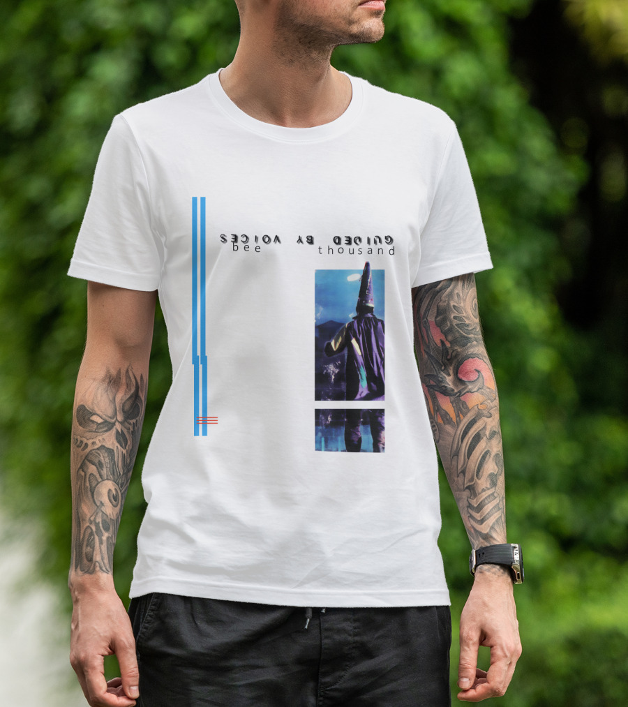 Guided By Voices Bee Thousand Wizard Reflection Retro Album Cover T-Shirt