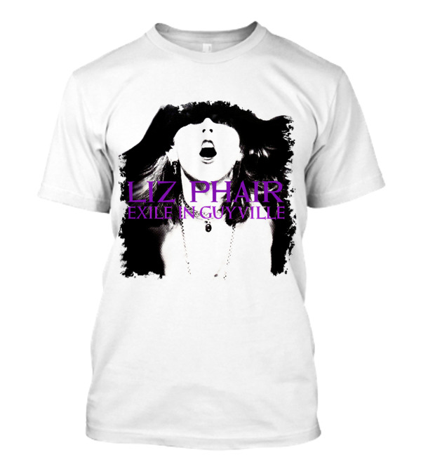 Liz Phair Exile In Guyville Bold Monochrome Portrait With Necklace T-Shirt