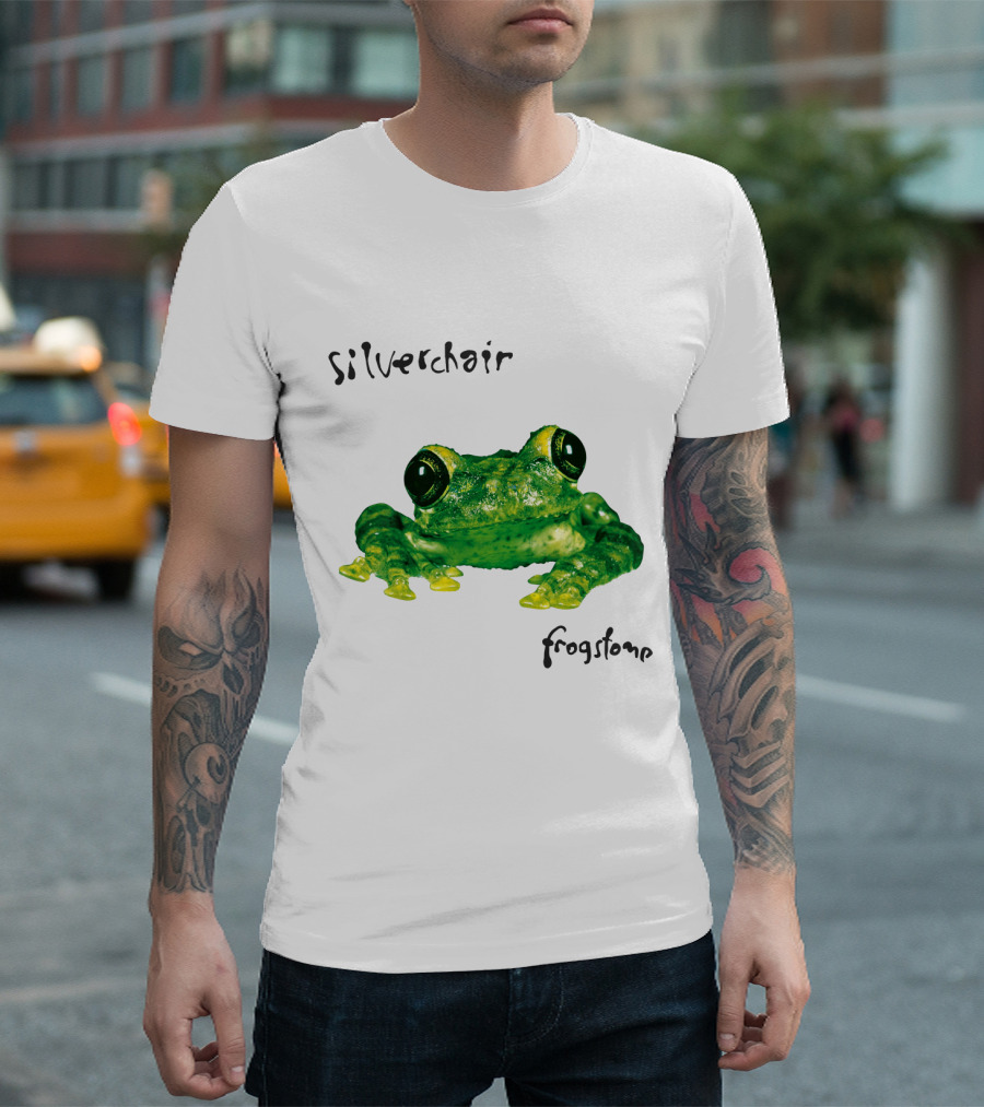 Silverchair Frogstomp Frog Green Eyes T-Shirt