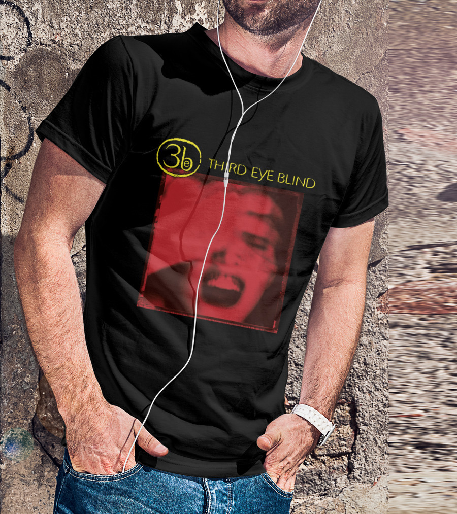 3eb Third Eye Blind Red Portrait Iconic Album Cover T-Shirt