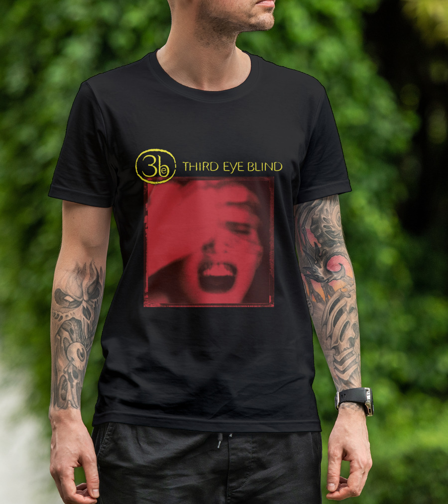 3eb Third Eye Blind Red Portrait Iconic Album Cover T-Shirt