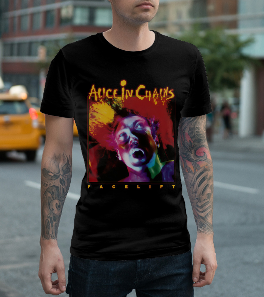 Alice in Chains Facelift Album Cover T-Shirt