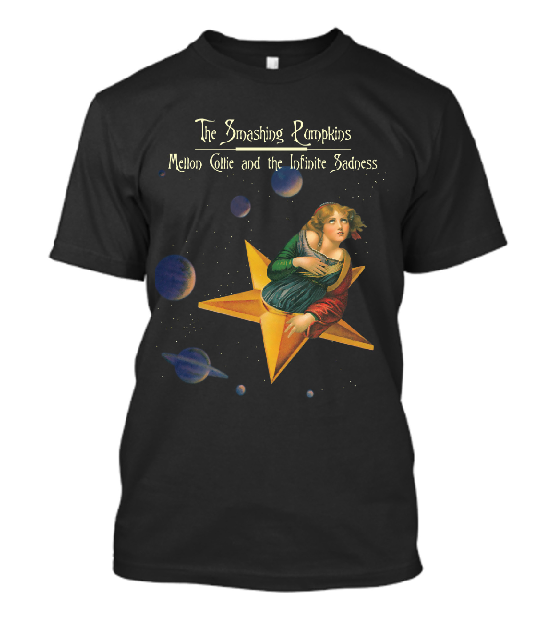 The Smashing Pumpkins Mellon Collie And The Infinite Sadness Star Angel Planets T-Shirt
