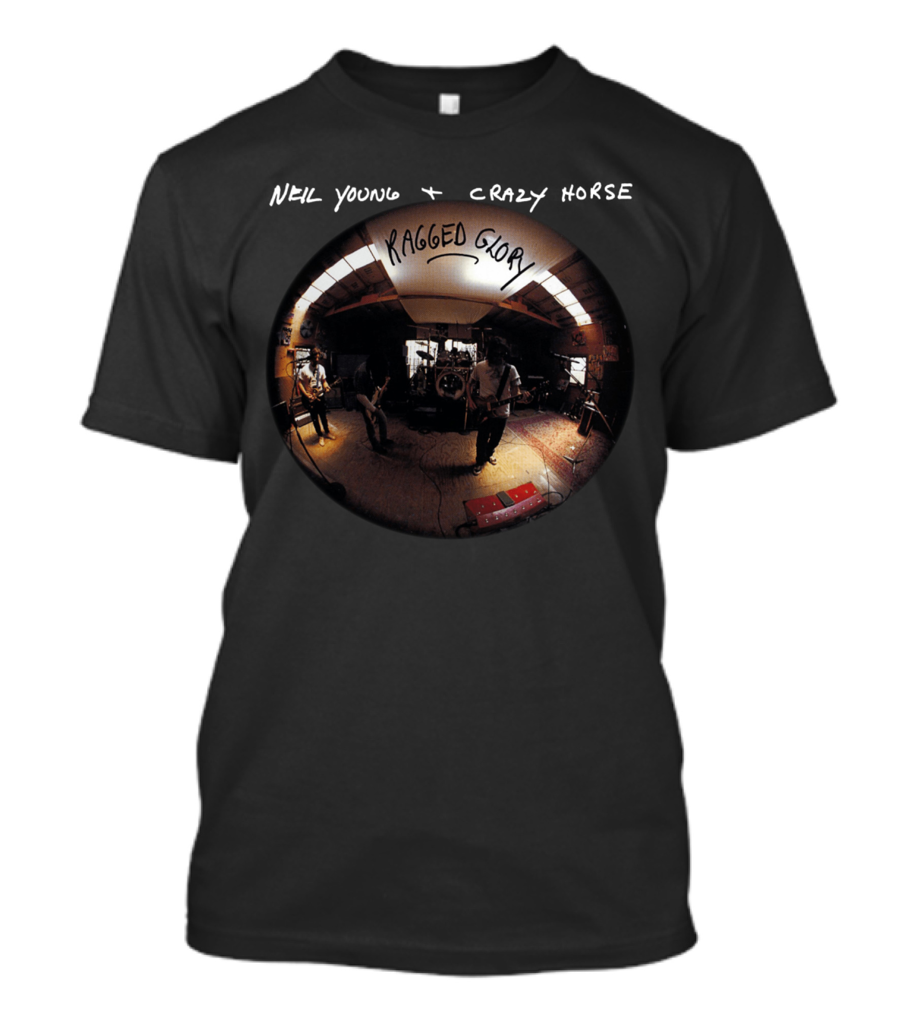 Neil Young Crazy Horse Ragged Glory Album Photo Session T-Shirt