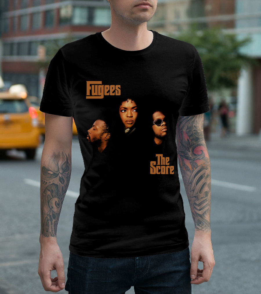 Fugees The Score Album Cover Trio Wyclef Lauryn Pras T-Shirt