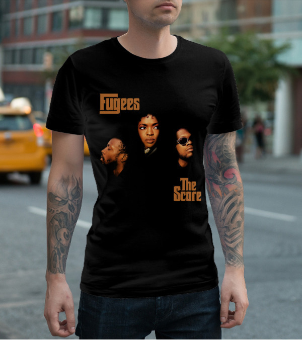 Fugees The Score Album Cover Trio Wyclef Lauryn Pras T-Shirt