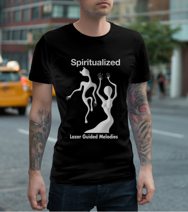 Spiritualized Lazer Guided Melodies 1992 Album Cover T-Shirt