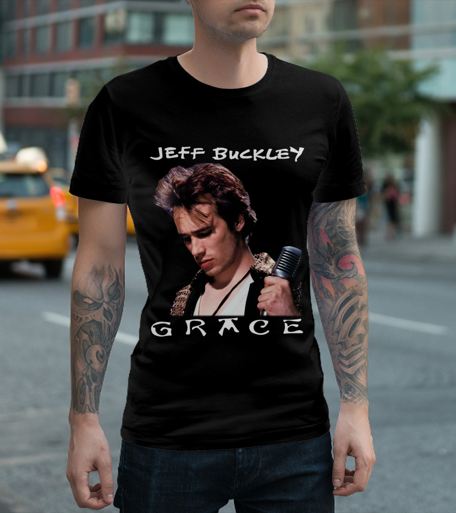 Jeff Buckley Grace Microphone T-Shirt