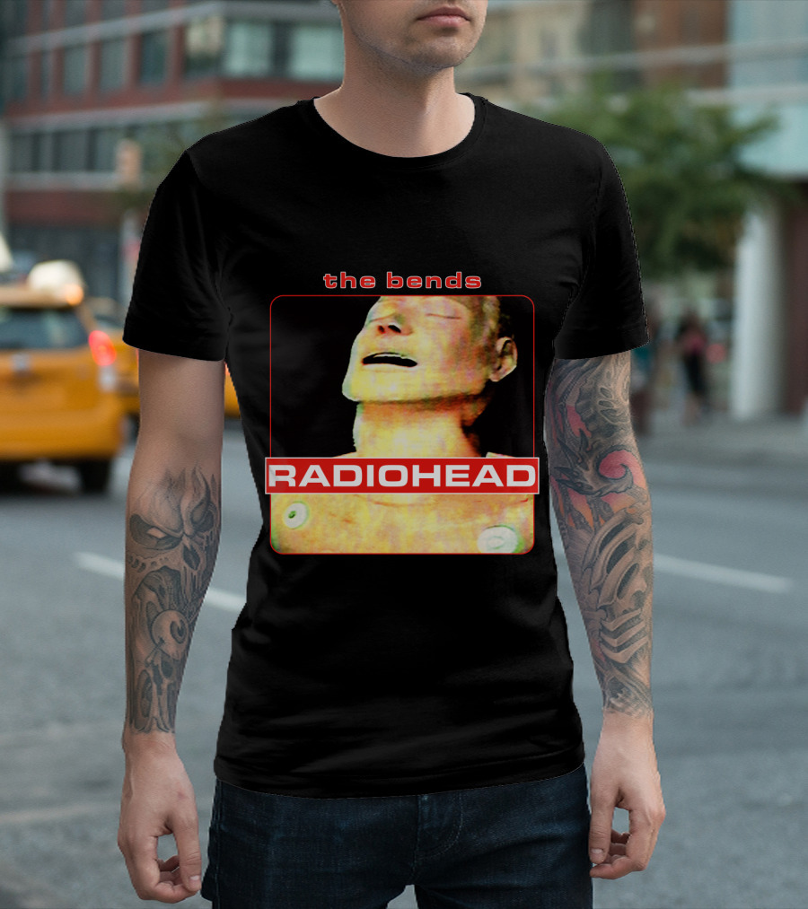 Radiohead The Bends Album Cover T-Shirt