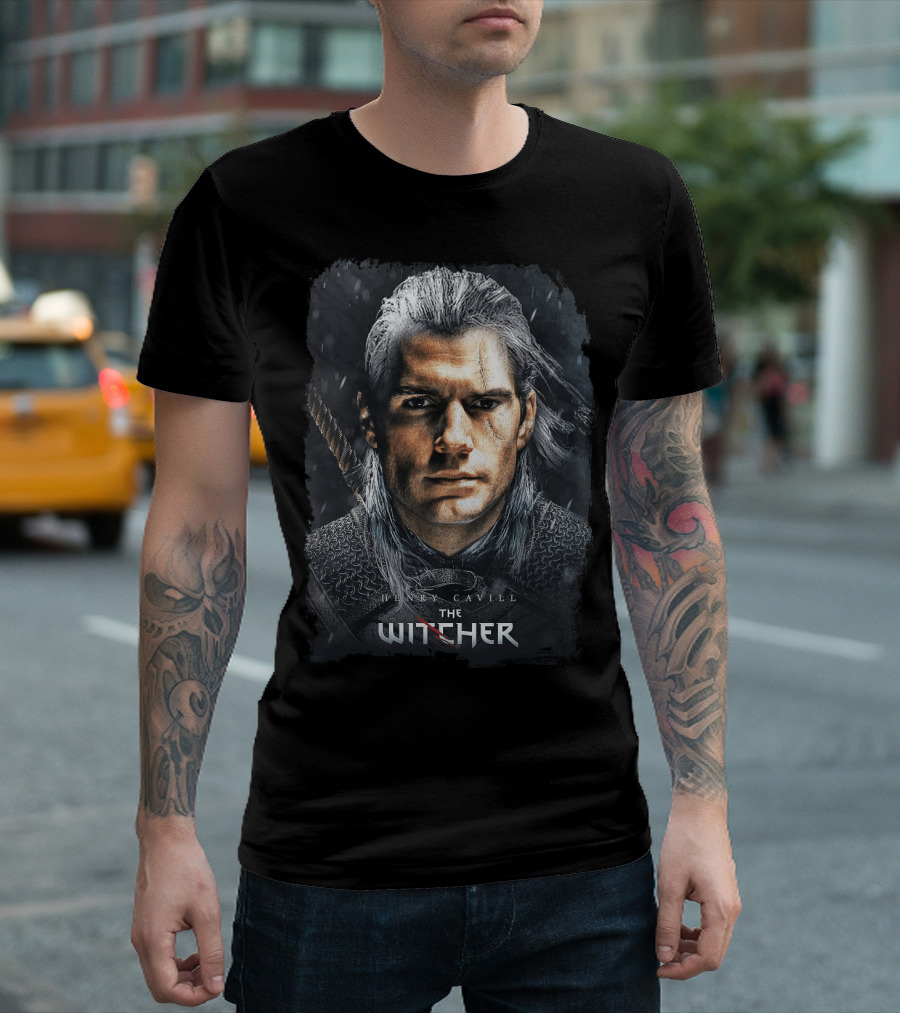 Henry Cavill The Witcher Geralt Of Rivia Fan T-Shirt