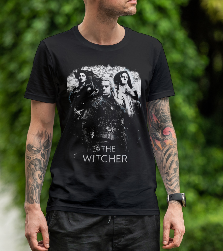 The Witcher Geralt Yennefer And Ciri Magical Adventure T-Shirt