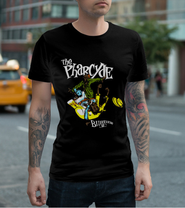 The Pharcyde Bizarre Ride Ii Colorful Animated Characters On Classic Hip-Hop Album Cover T-Shirt
