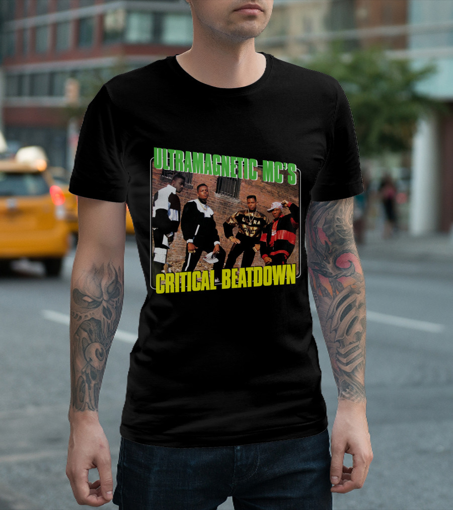 Ultramagnetic MC's Critical Beatdown 1988 Hip Hop Album Cover T-Shirt