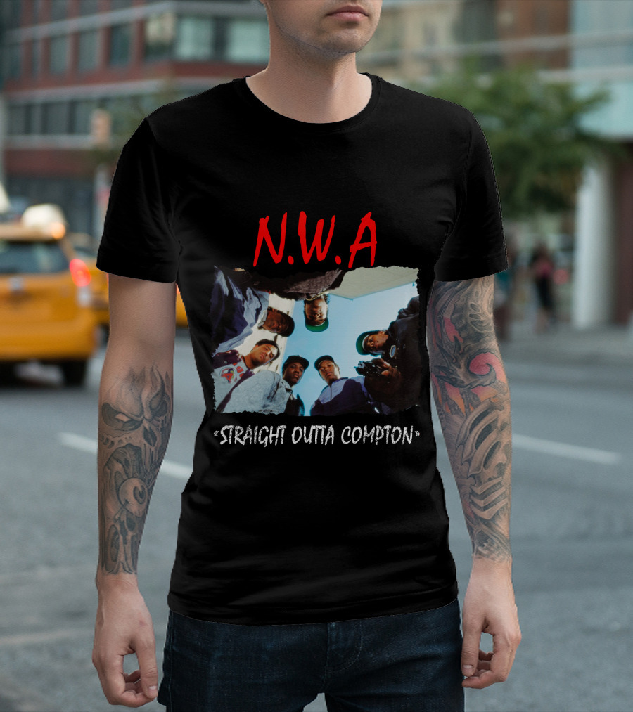 N.W.A Straight Outta Compton Iconic Group Photo T-Shirt