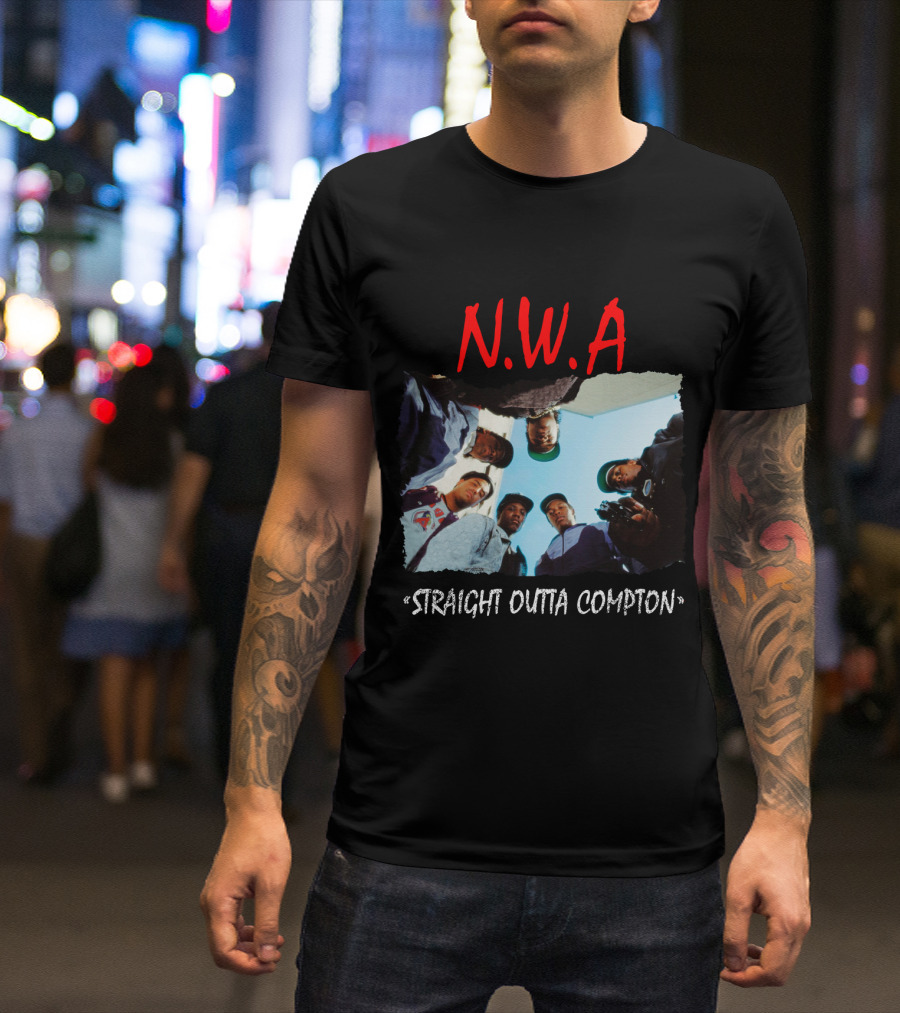 N.W.A Straight Outta Compton Iconic Group Photo T-Shirt