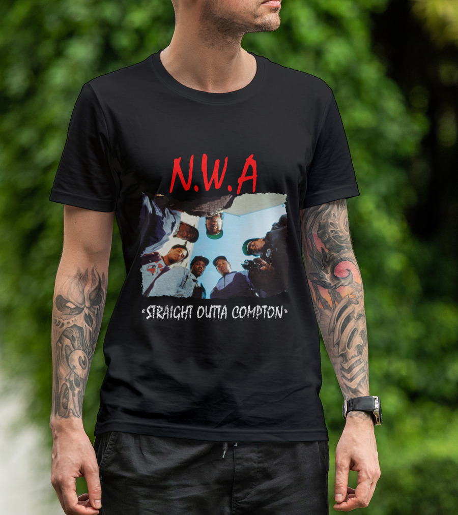N.W.A Straight Outta Compton Iconic Group Photo T-Shirt