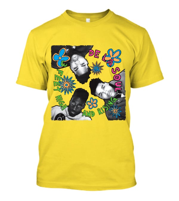 De La Soul 3 Feet High And Rising Colorful Flower T-Shirt