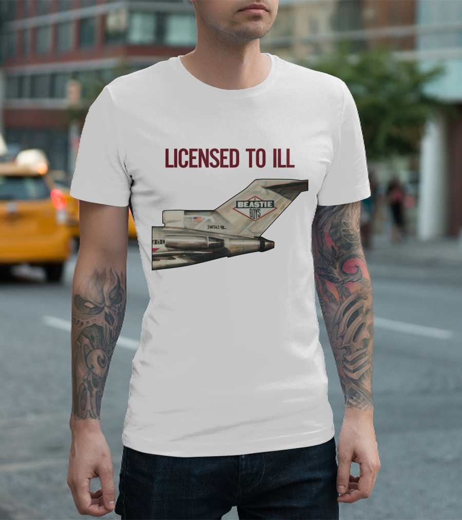 Beastie Boys Licensed To Ill Airplane Tail T-Shirt