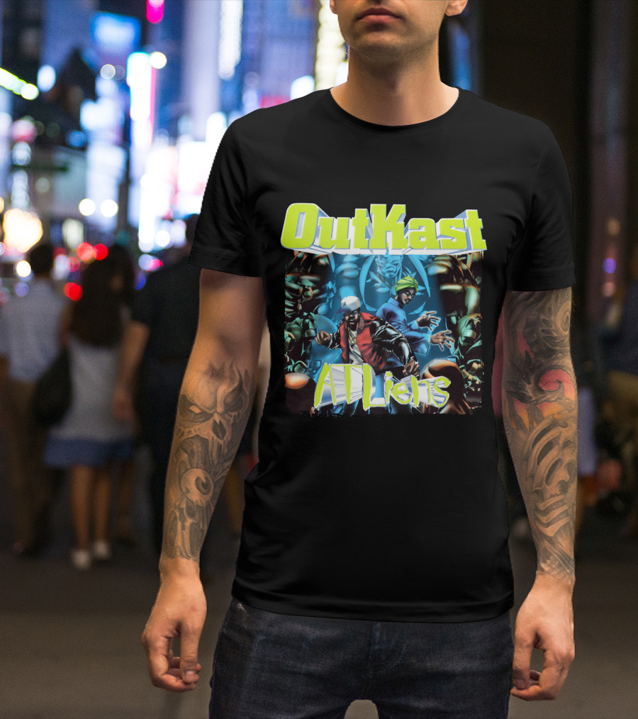 OutKast ATLiens Comic Style Iconic Album Cover T-Shirt